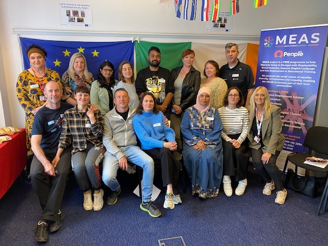 The People 1st team with our cultural morning group as part of the MEAS programme.