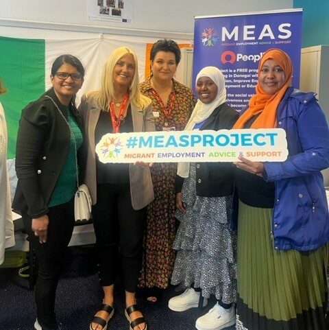 The People 1st team with participants of the MEAS programme.
