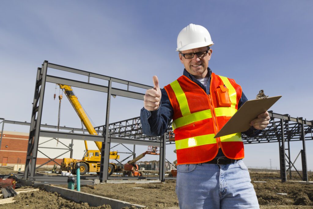 A construction site safety inspector.