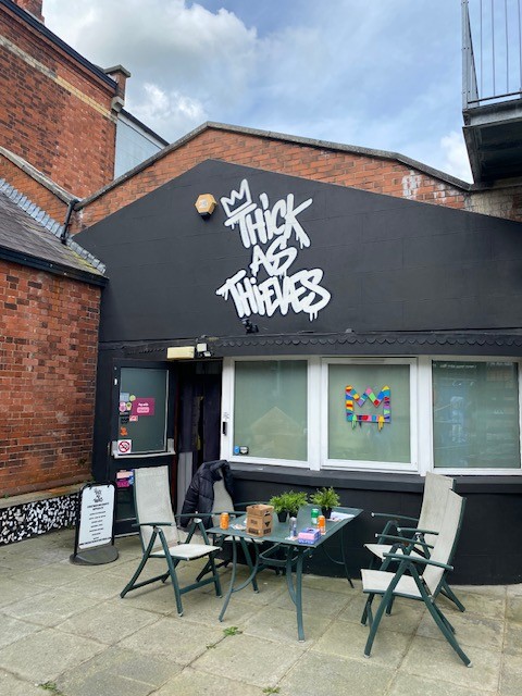 Thick as Thieves base in Lurgan, with their 